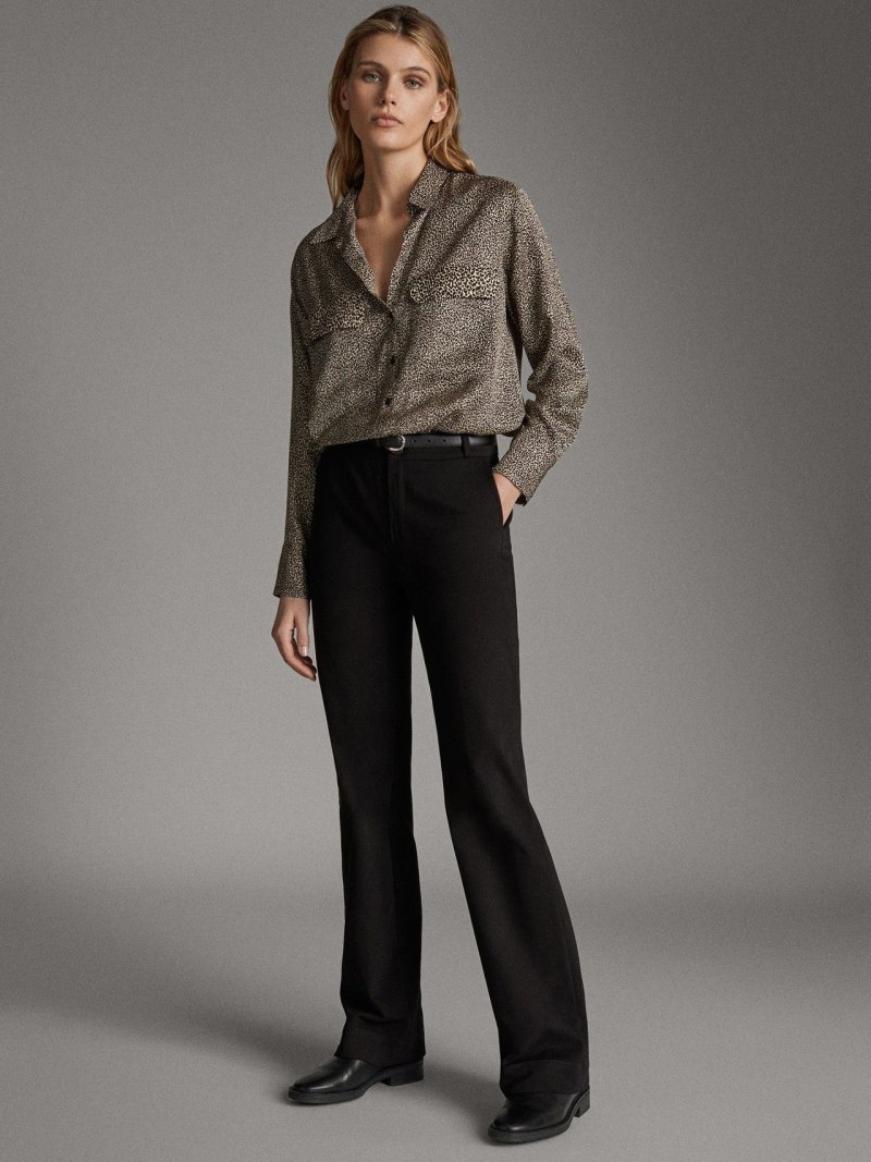Бархатные брюки massimo Dutti
