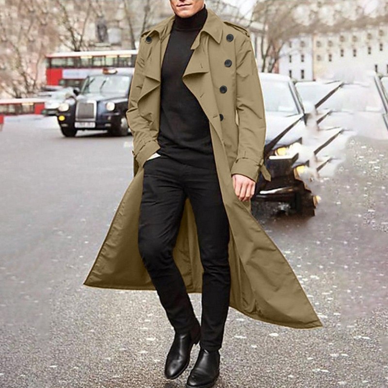 Trench Coat мужской черный