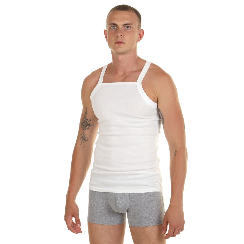 Майка Gentlemen (XL, белый)