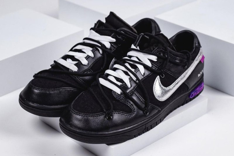 Кроссовки Nike Dunk Low Black / White
