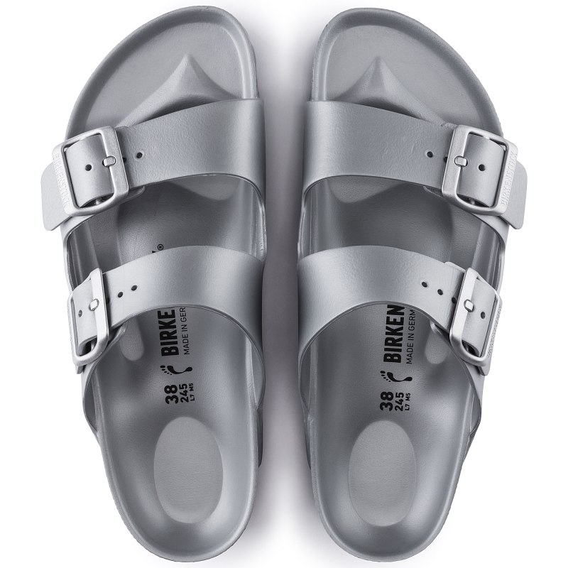 Birkenstock Metallic Silver