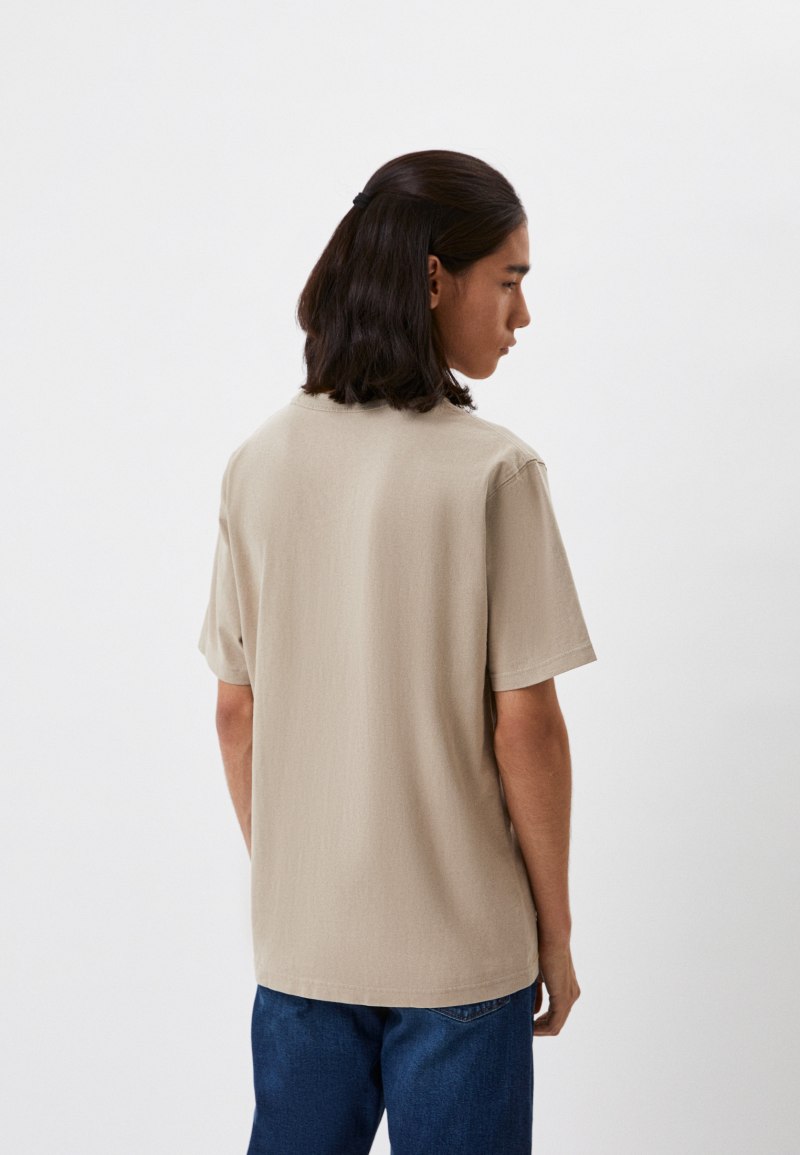 Футболка Uniqlo u мужская бордовая