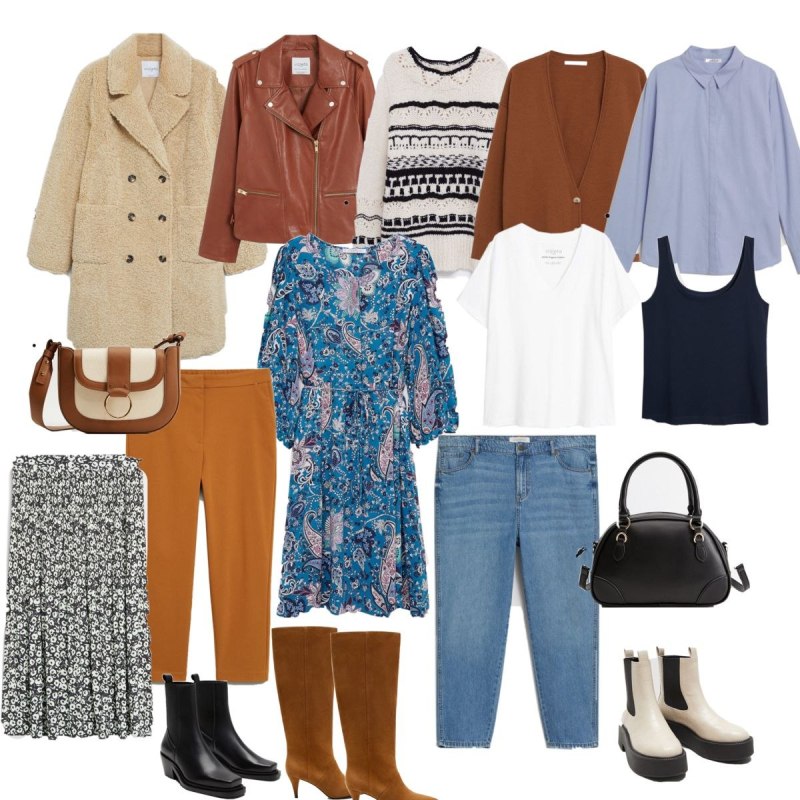 Капсула одежды для полных женщин