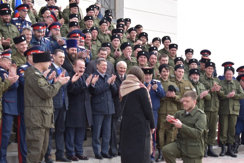 Казаки парад 2020 Алабино