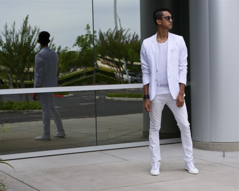Мужской лук total White