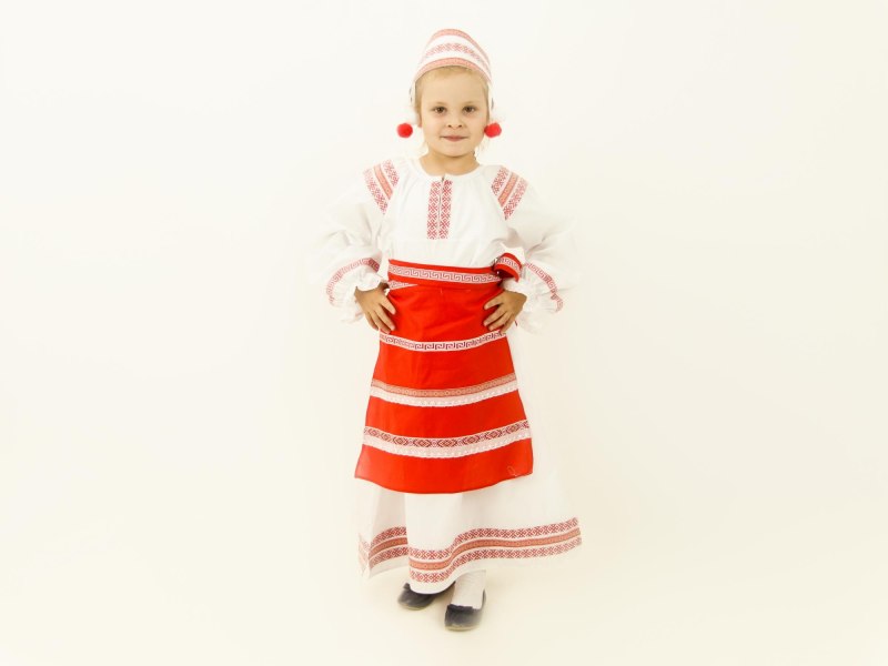 Белорусский народный костюм для девочки