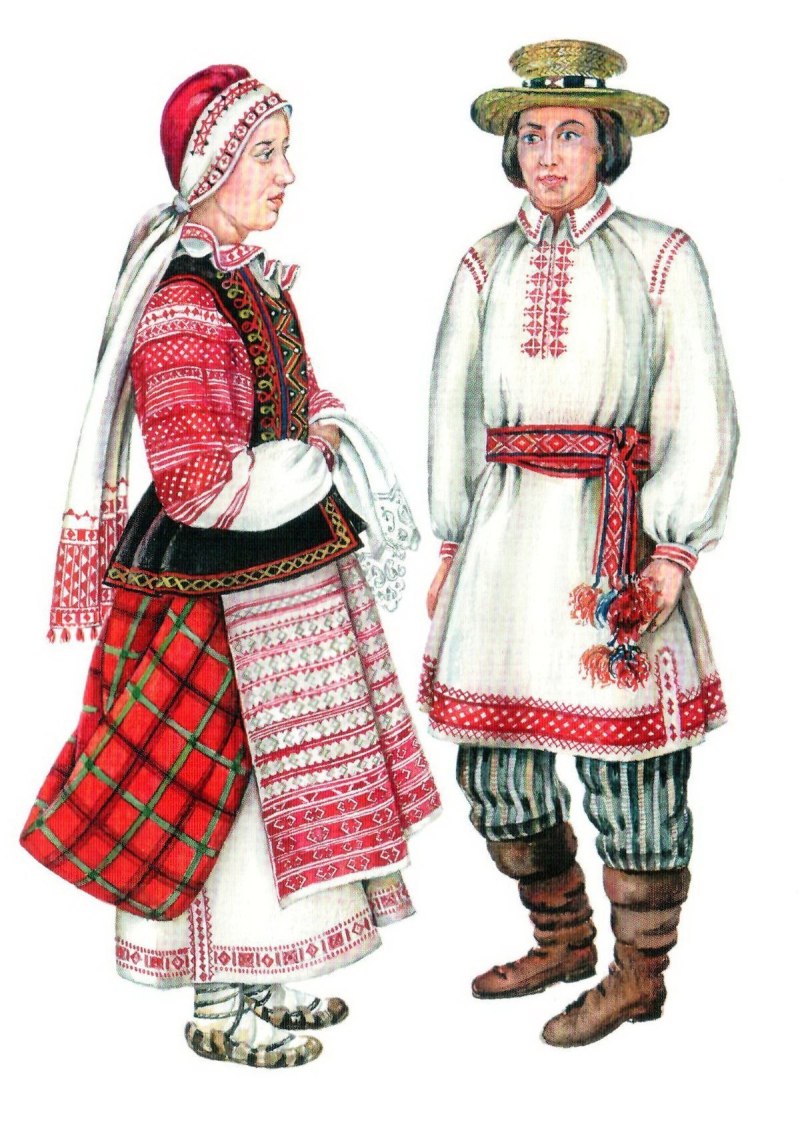 Народный национальный костюм белорусов