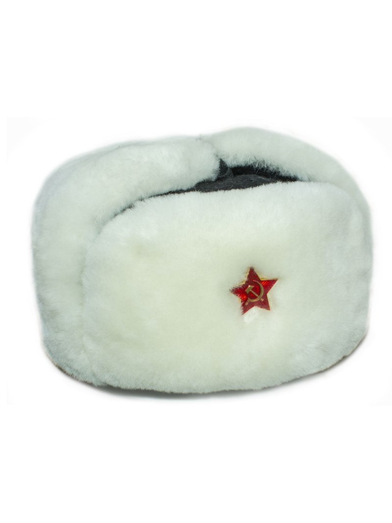 Шапка ушанка РККА овчина