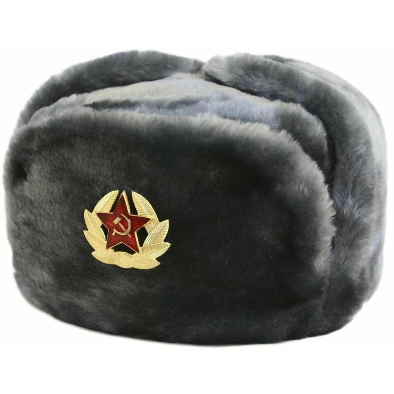 Шапка ушанка Солдатская СССР