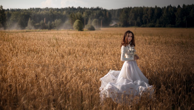 Фотосессия в поле