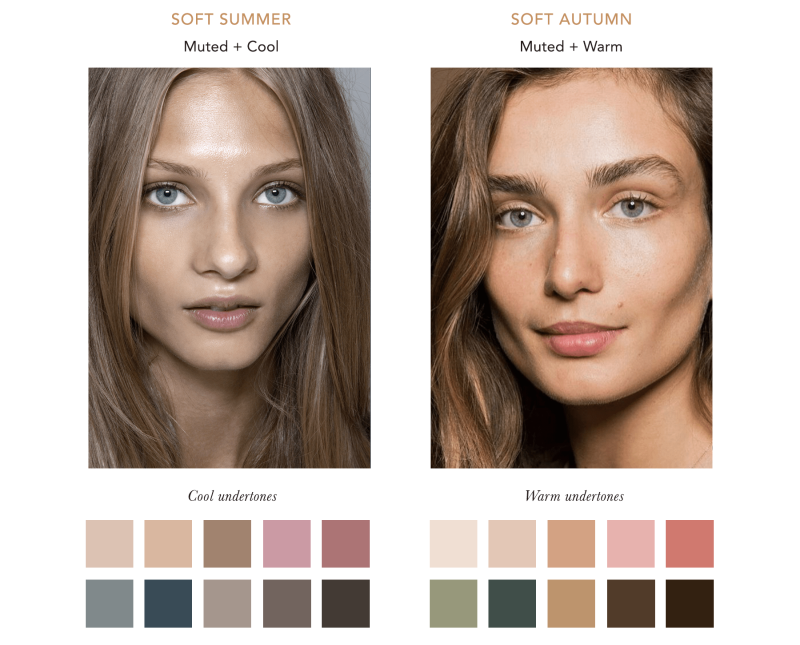 Soft autumn цветотип