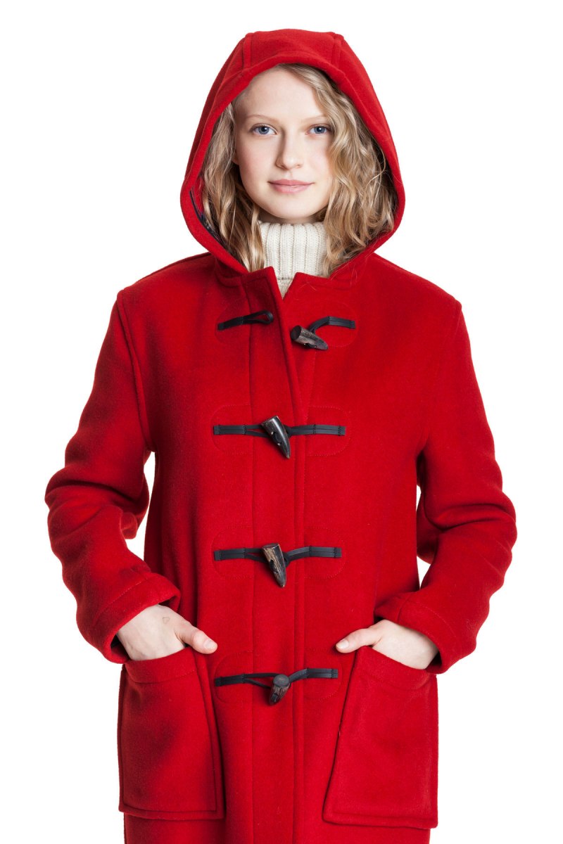 Женское пальто-дафлкот Original Montgomery Classic Red