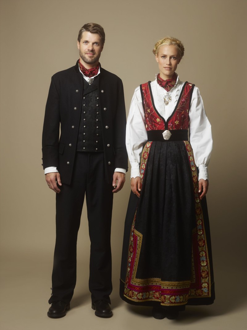 Одежда норвежцев 1860