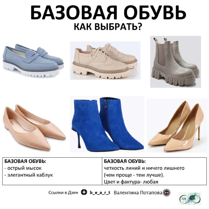Базовая обувь для женщины