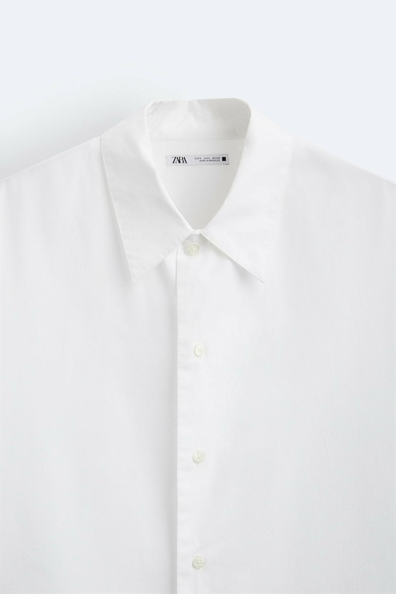 Zara белая рубашка