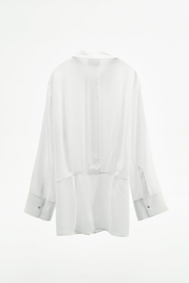 Zara белая рубашка