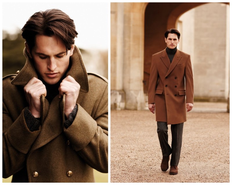 Crombie пальто мужское