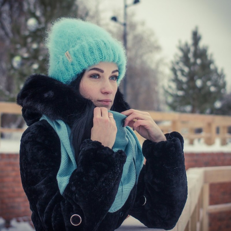 Мятная шапка