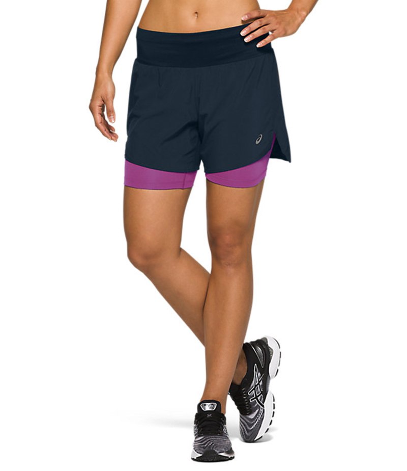 Шорты беговые ASICS Ventilate 2-in-1 3,5in short женские