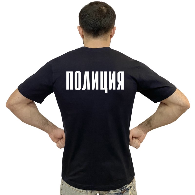 Майка с надписью полиция