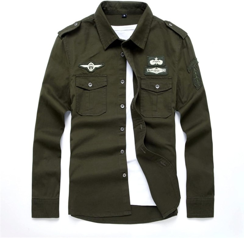 Рубашка camisa Army Green