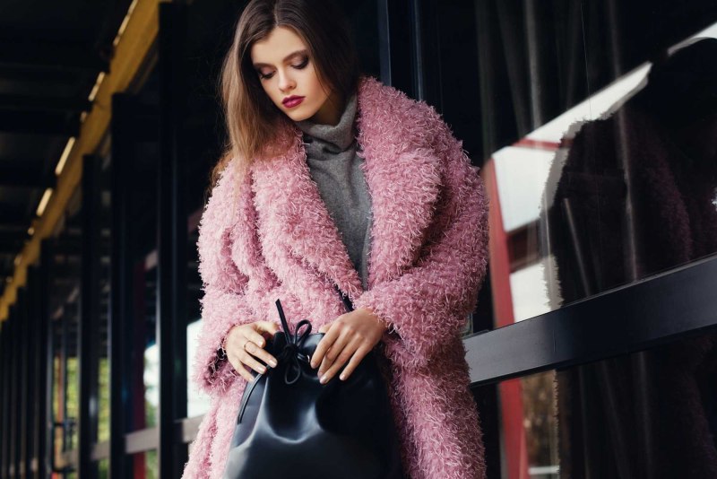 Шуба из эко меха Max Mara