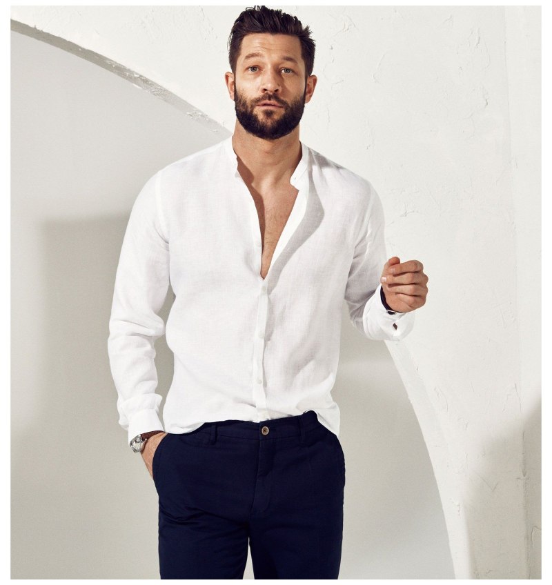Рубашка белая massimo Dutti
