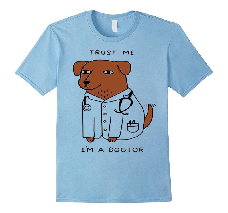 Футболка Trust me i'm a Doctor с собакой
