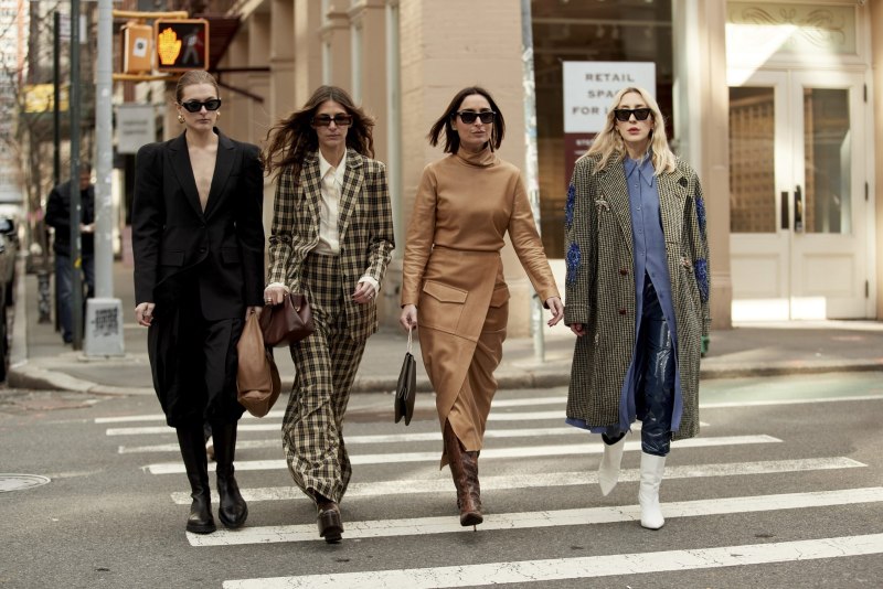 Street Style New York осень 2020