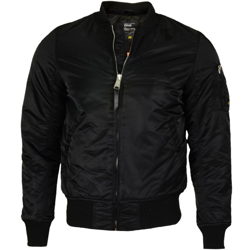 Бомбер ma-1 Alpha industries Black
