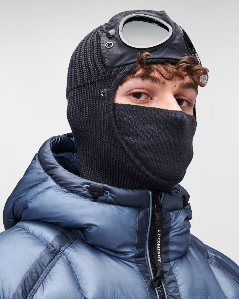 Балаклава c.p.Company Merino Wool Goggle Balaclava
