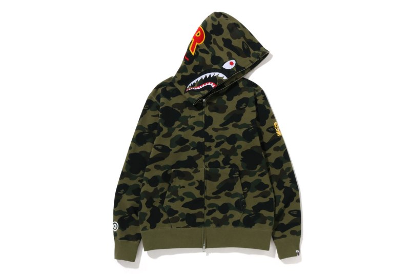 Bape zip Hoodie Shark