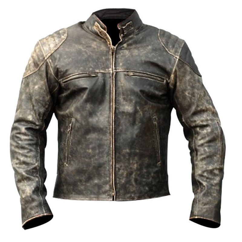 Байкерская куртка est 35 Redwood Aviation Team real Leather