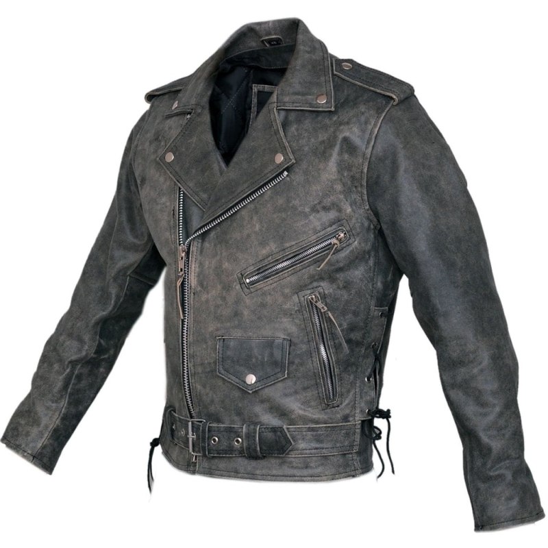 Байкерская куртка est 35 Redwood Aviation Team real Leather