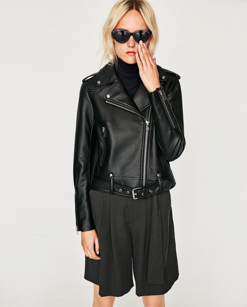 Кожанка Zara женская