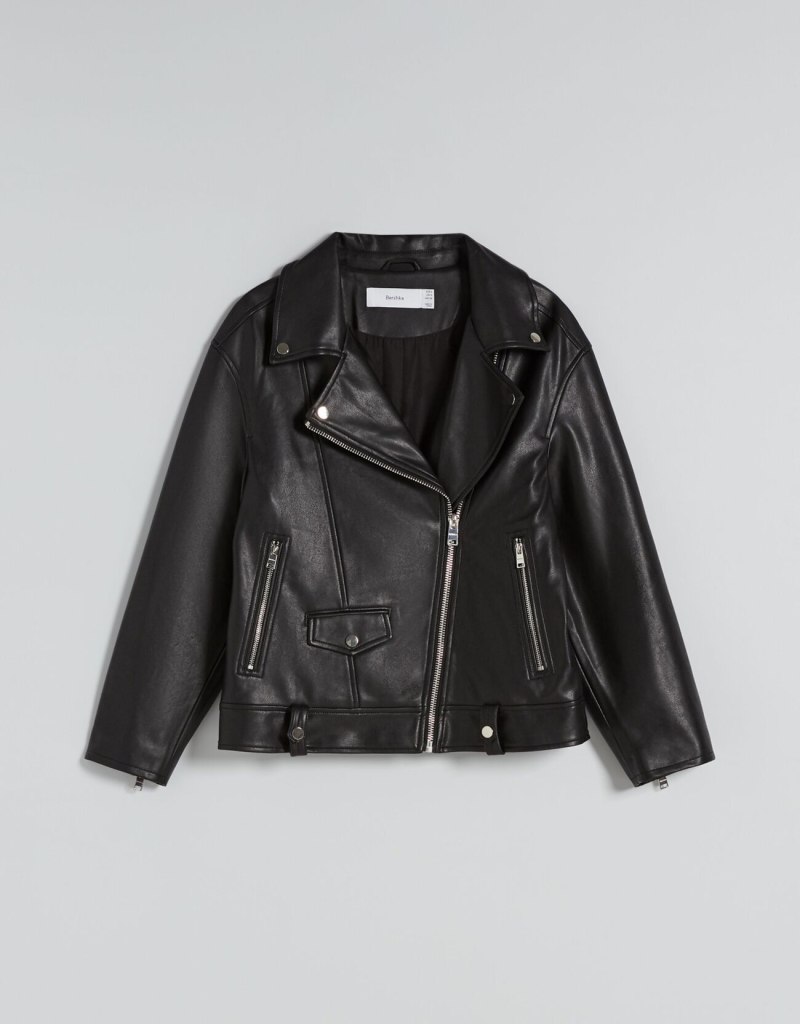 Кожанка Bershka