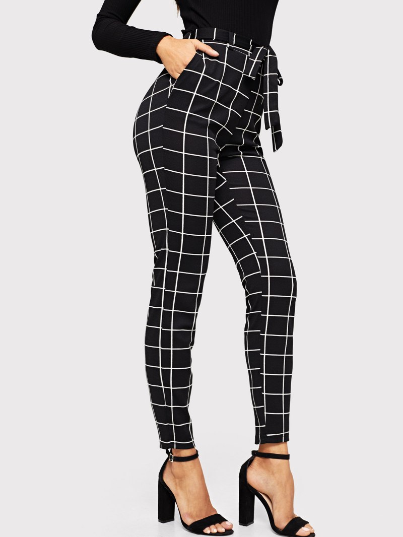 Брюки Grid Elastic Waist