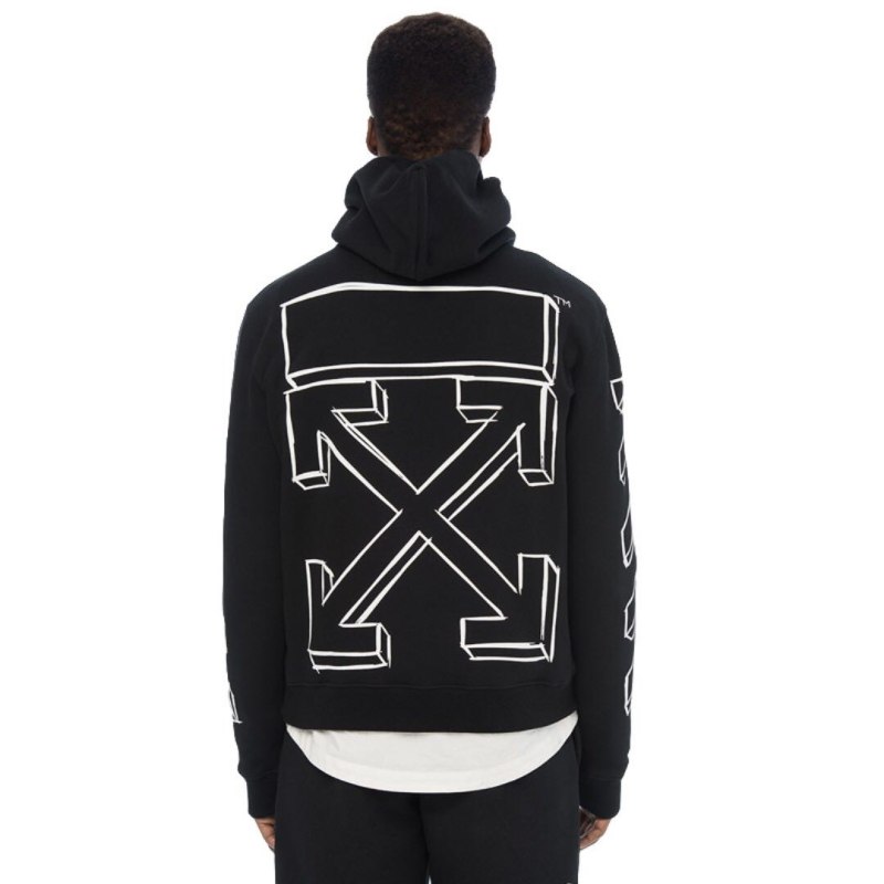 Худи off White off Black