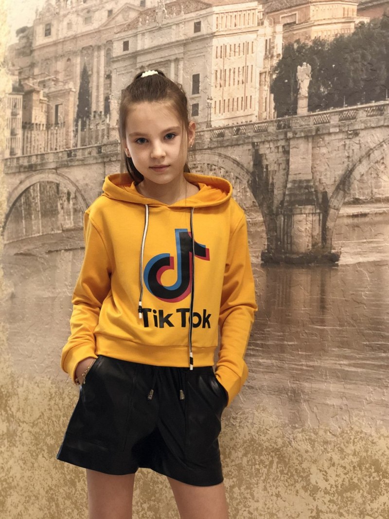 Кофта тик ток для детей 7 лет