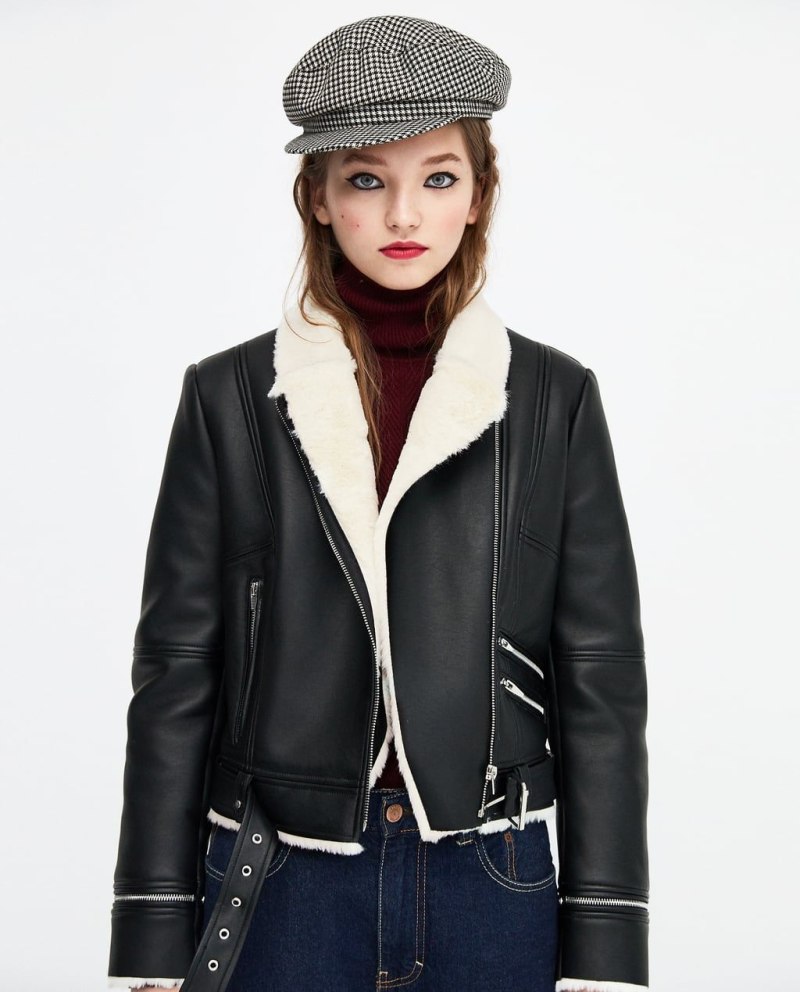 Дубленка косуха Zara