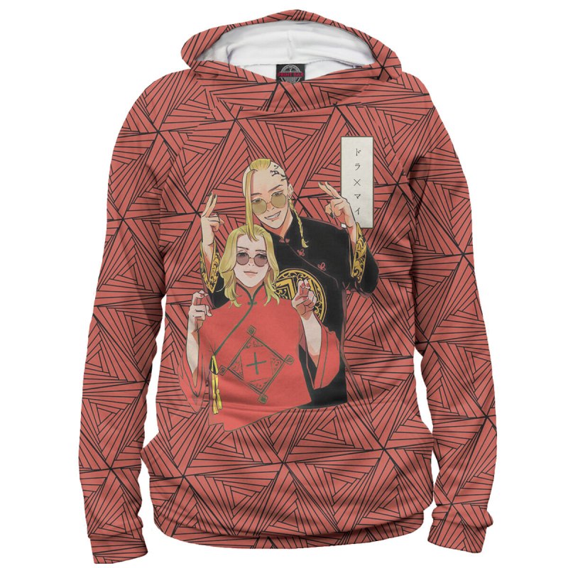 Худи с принтом Токийские Мстители