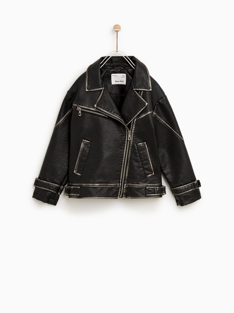 Кожаная косуха Zara