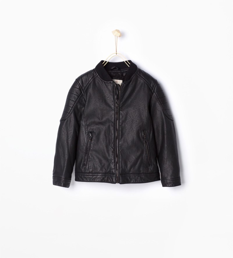 Кожаная куртка Zara Kids