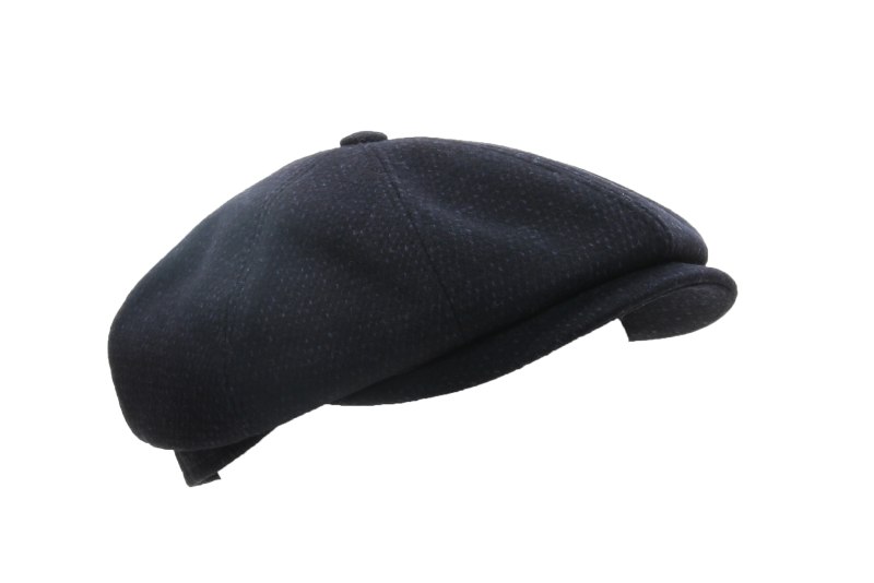 Кепка восьмиклинка черная 802 Black