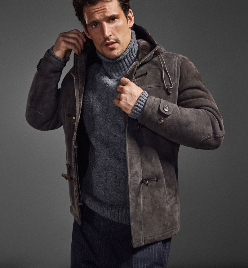 Зимняя мужская коллекция 2021 massimo Dutti