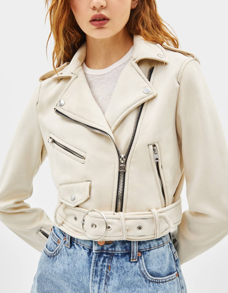 Кожанка Bershka