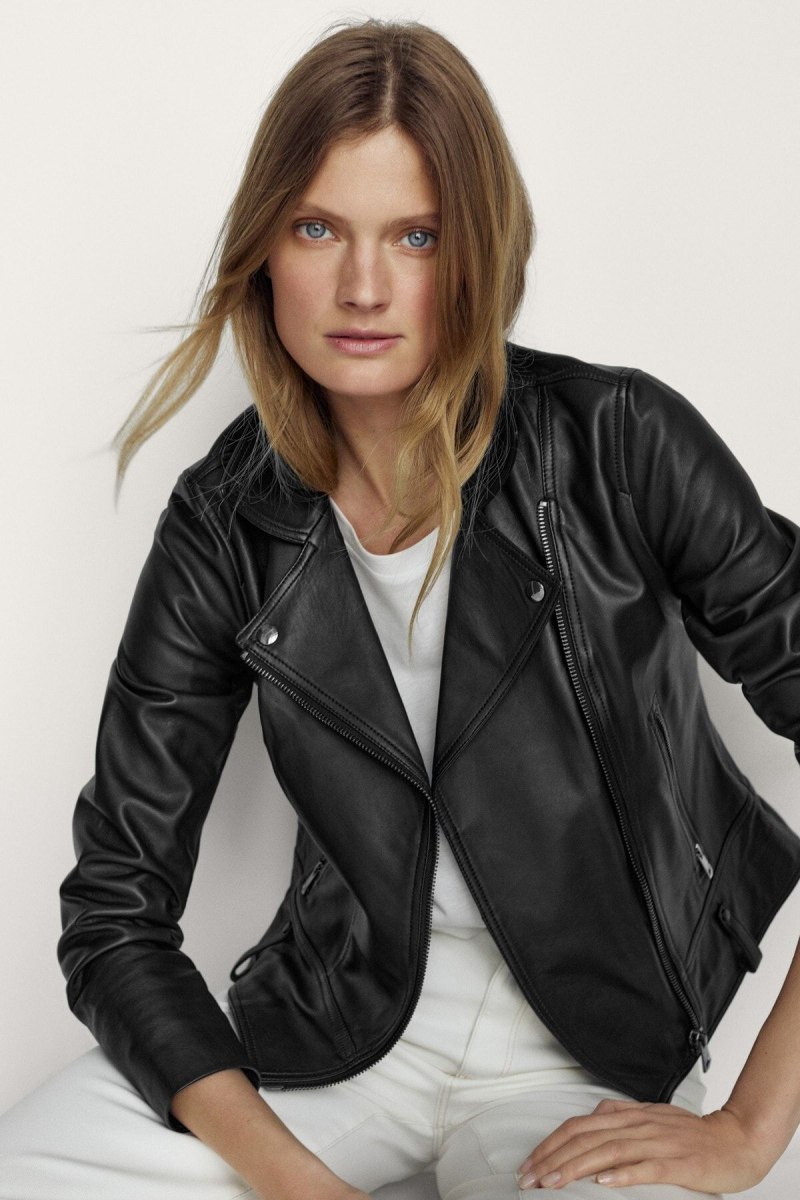 Massimo Dutti кожаная куртка