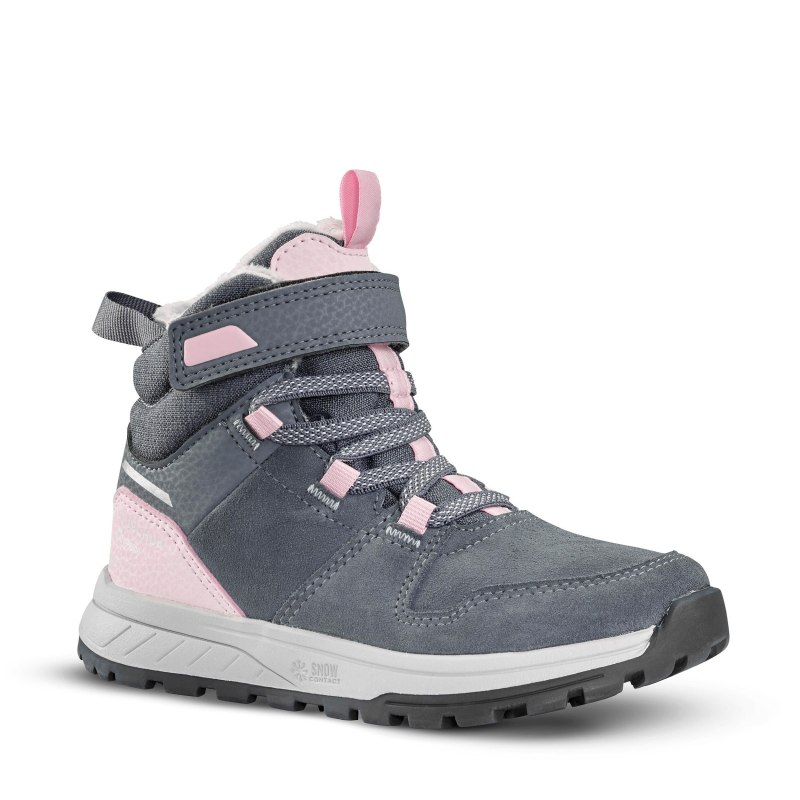 Ботинки теплые водонепроницаемые походные мужские sh100 Ultra-warm Quechua