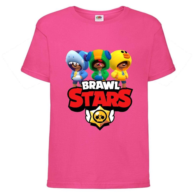 Розовая футболка Brawl Stars