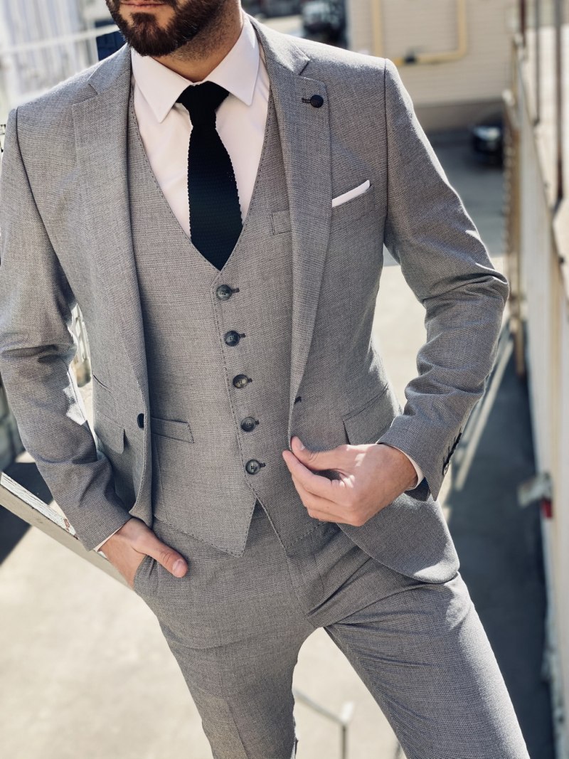 Костюм мужской тройка Alberto Grey